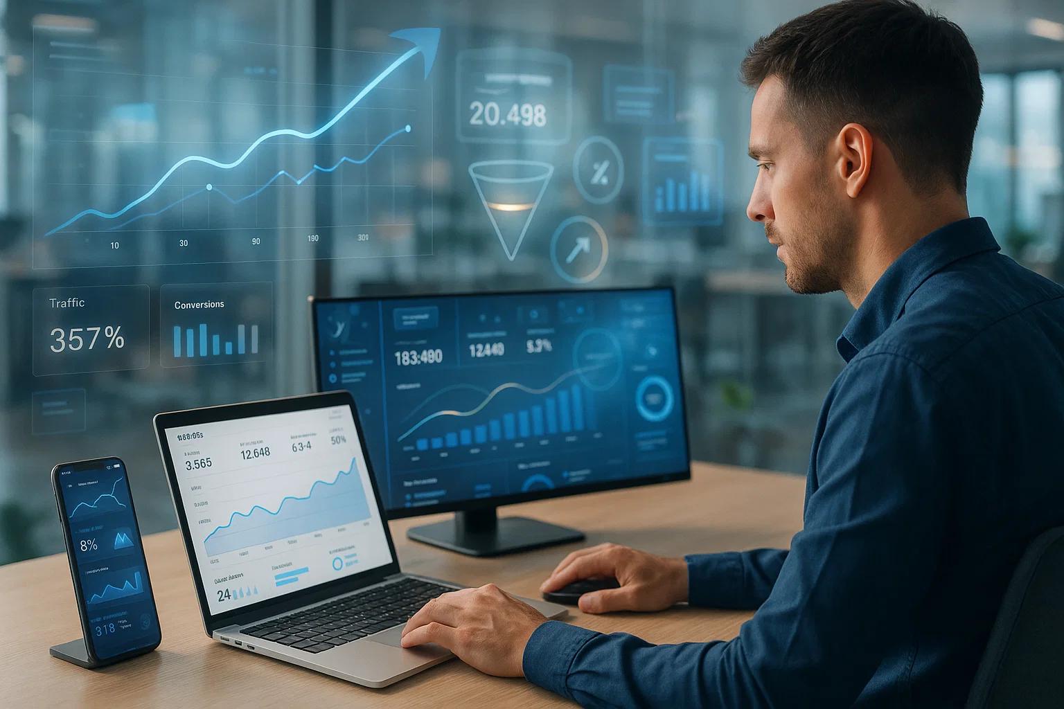 AI Service SEO — Achieving 214% Organic Growth